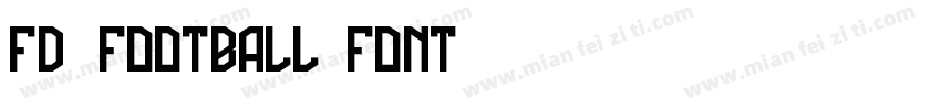 FD-Football Font 15字体转换